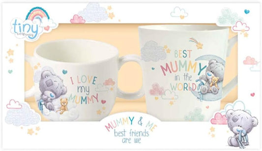 Ceramic Tiny Tatty Teddy Mummy and Baby Best Friends are We Mug Set