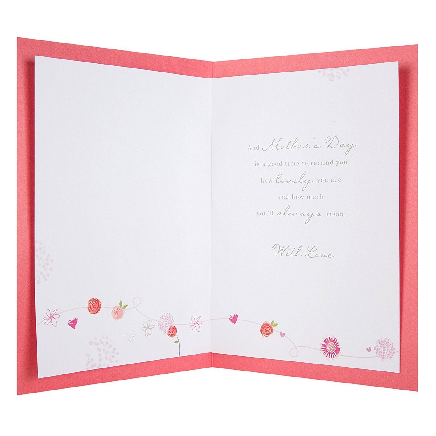 "Thinking of You" Floral Design Mother's Day Card