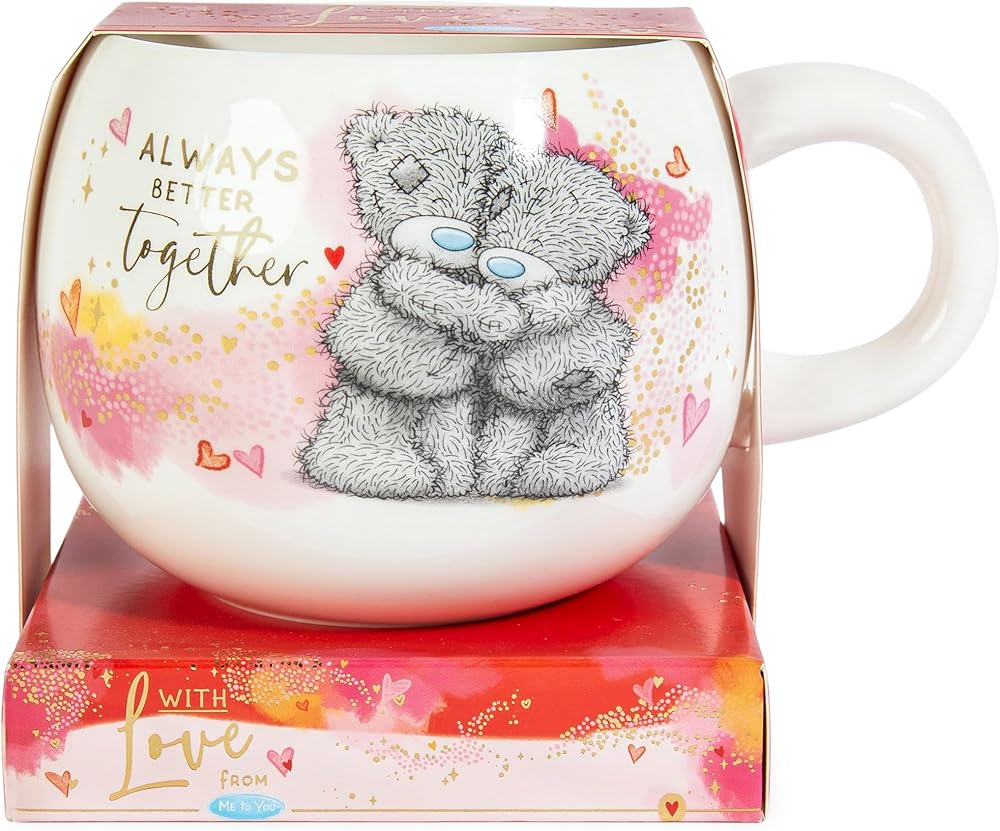 Me to You Tatty Teddy Large Mug On Gift Plinth Official Valentine's Day Collection
