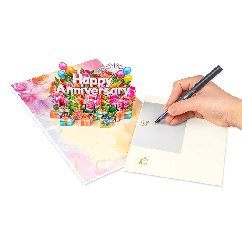 Love & Celebration 3D Pop Up Anniversary Card