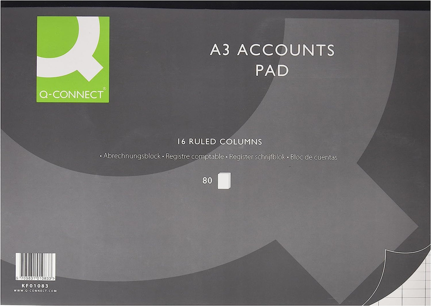 Q-Connect 16-Column Analysis Pad A3