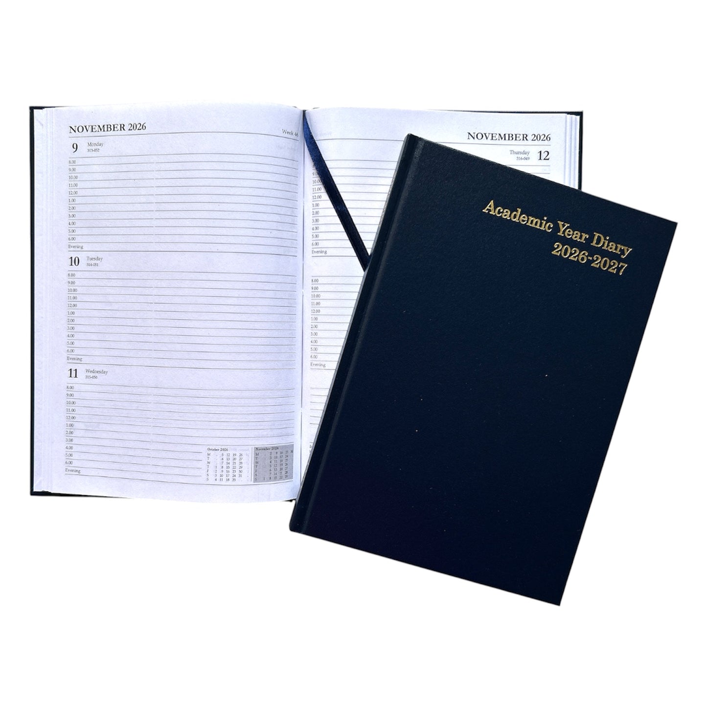 Janrax 2026-2027 A5 Week To View Blue Academic Diary