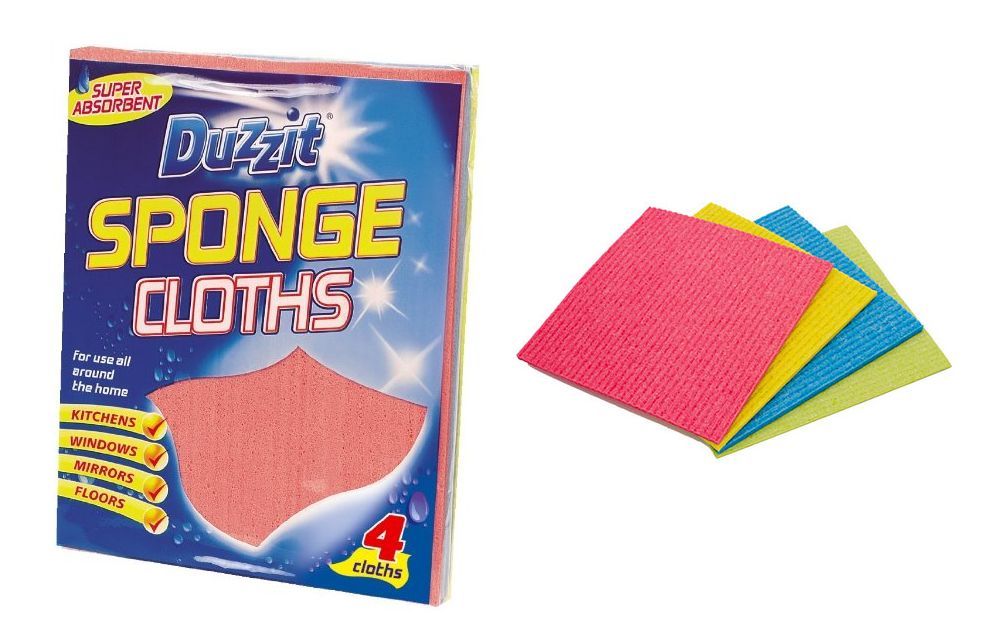 Pack of 4 Sponge Cloths