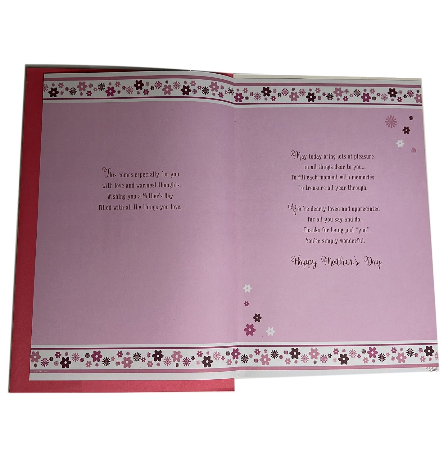 To Partner Glitter Heart Design Mother's Day Card