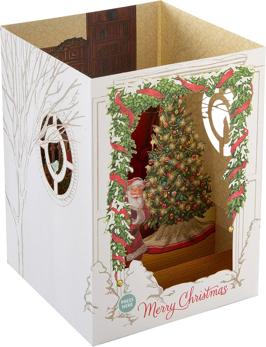Spirit of Christmas Light Up & Music Design 3D and Pop Up Christmas Card