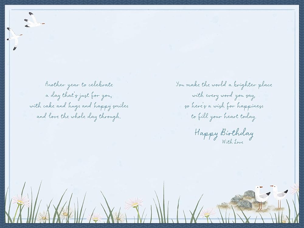 Boats At The Seaside To A Wonderful Grandad Stunning Birthday Card