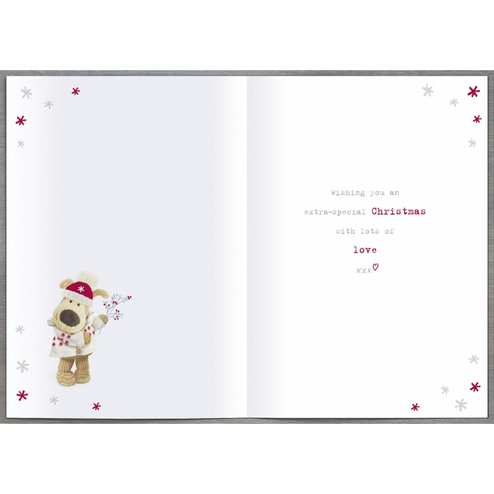 Boofle Standing Outside Door Mammy Christmas Card