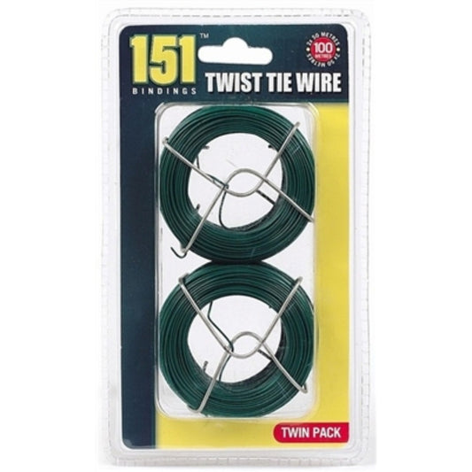 Pack of 2 40m Twist Tie Wire