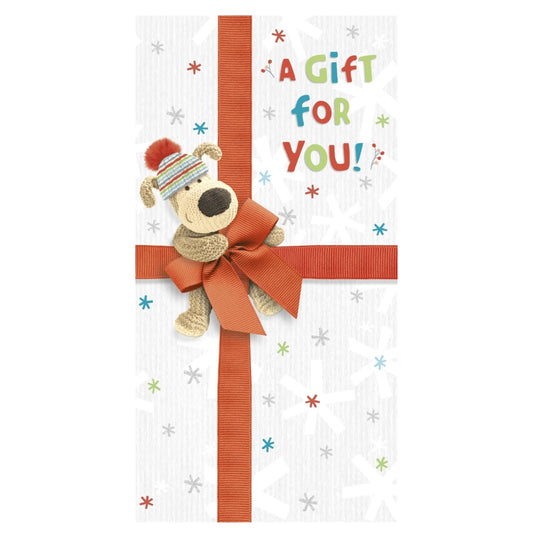 Boofle Wrapped In Ribbon Christmas Moneyholder Gift Card