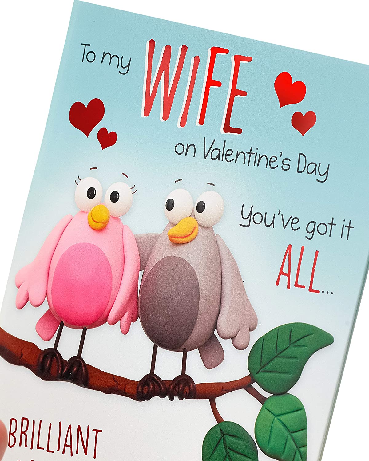 3D Pop Out Wife Valentine's Day Card