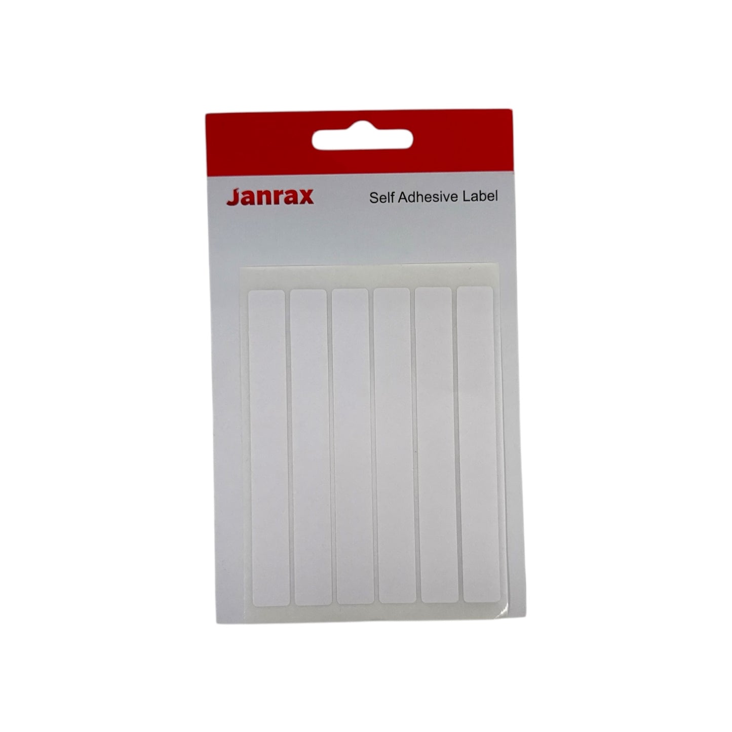 Pack of 288 White 12x102mm Rectangular Labels - Adhesive Stickers