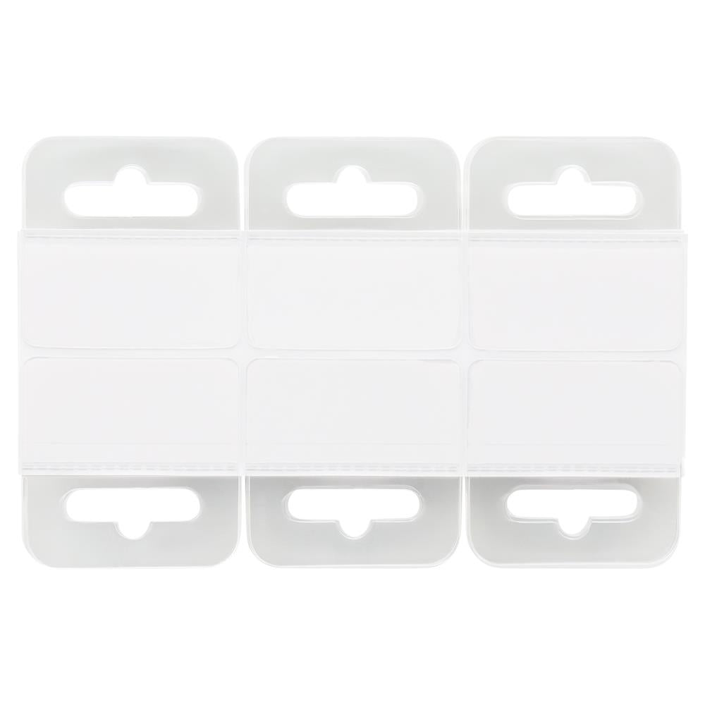 Pack of 50 51x50mm Adhesive Euro Hole Hang Tags by Concept