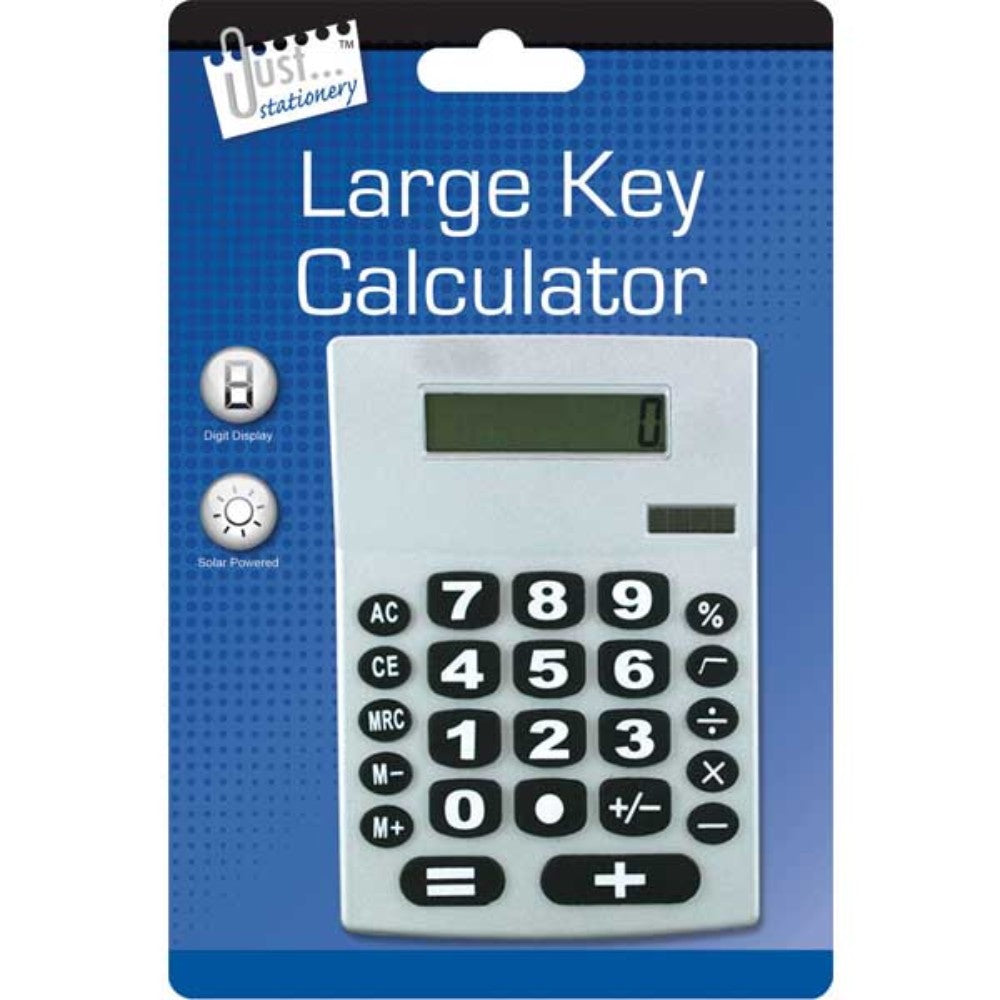 Large Key Desk Calculator 135 x 185mm