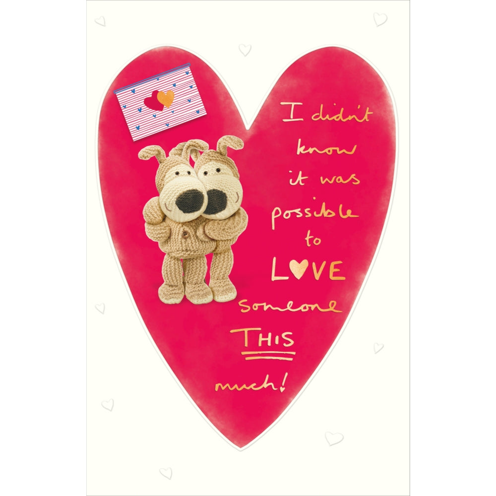 Two Boofles Hugging Valentine's Day Card