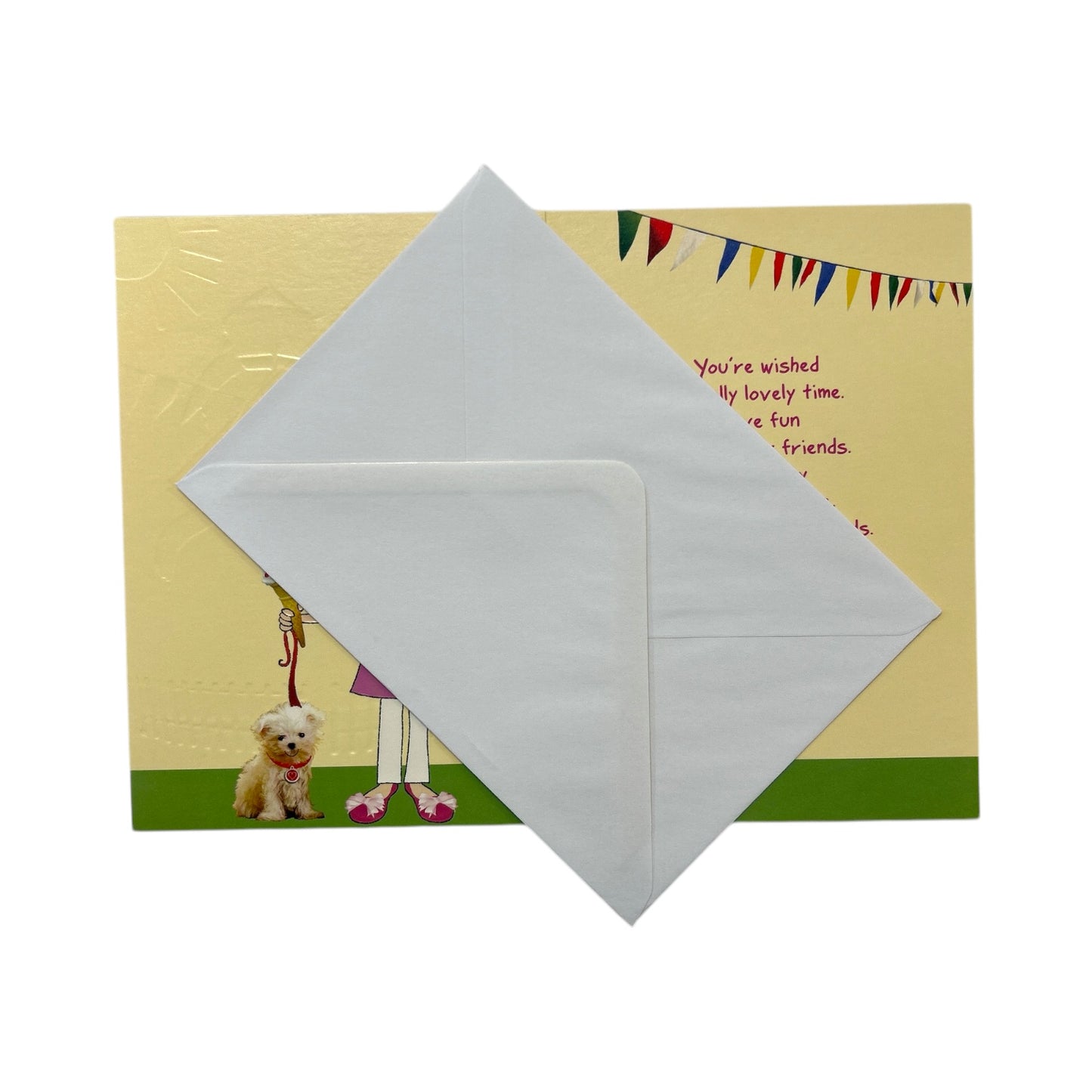 Age 5 Female Juvenile Funfair Scene Birthday Card