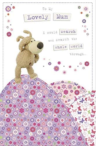 Mum Search the Whole World Cute Boofle Mother's Day Greeting Card