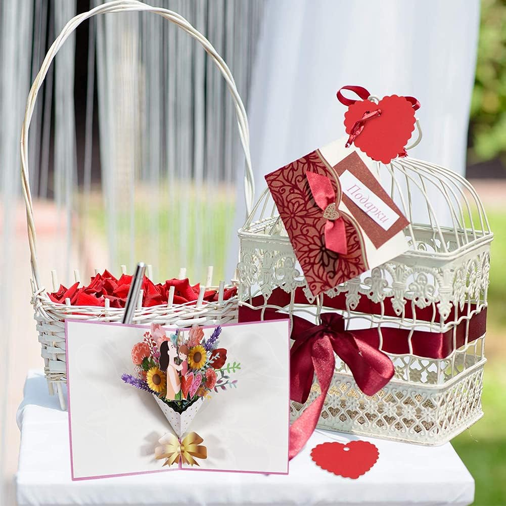 Tender Mom-Child Bouquet 3D Pop Up Mother's Card