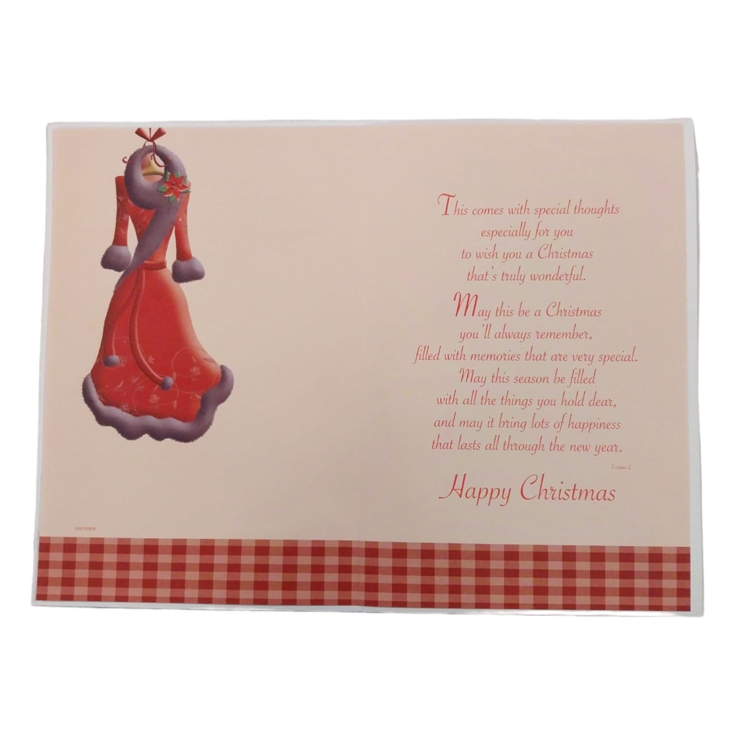 Dear Daughter Sweet Sentimental Verse Christmas Card