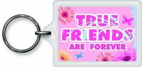 True Friends Are Fore Sentimental Keyring - Birthday Christmas Gift