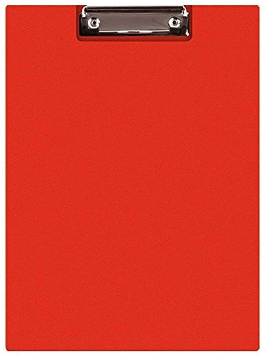 Foolscap Red PVC Foldover Clipboard