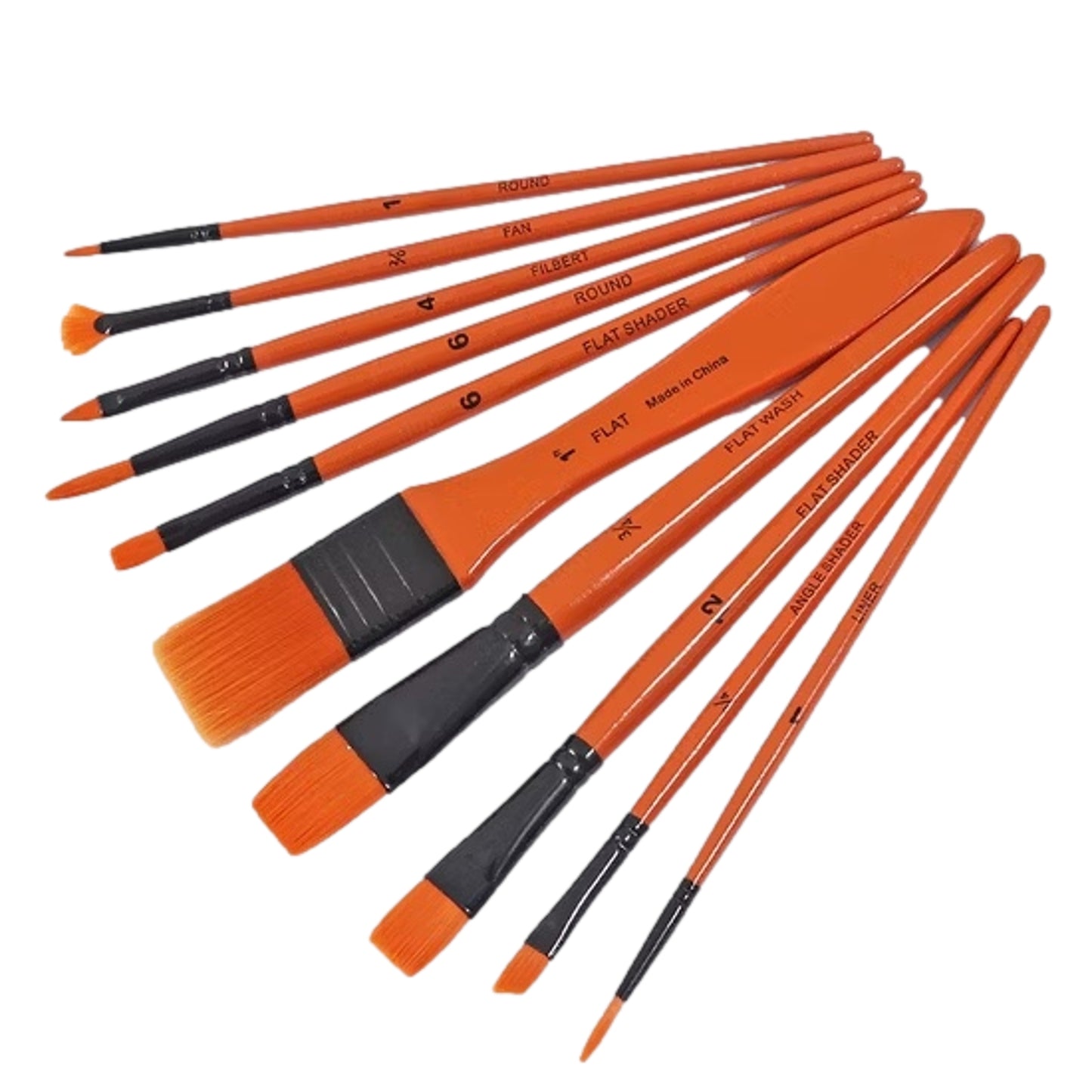 Pack of 11 Pieces Water Color Brush Set for Painting