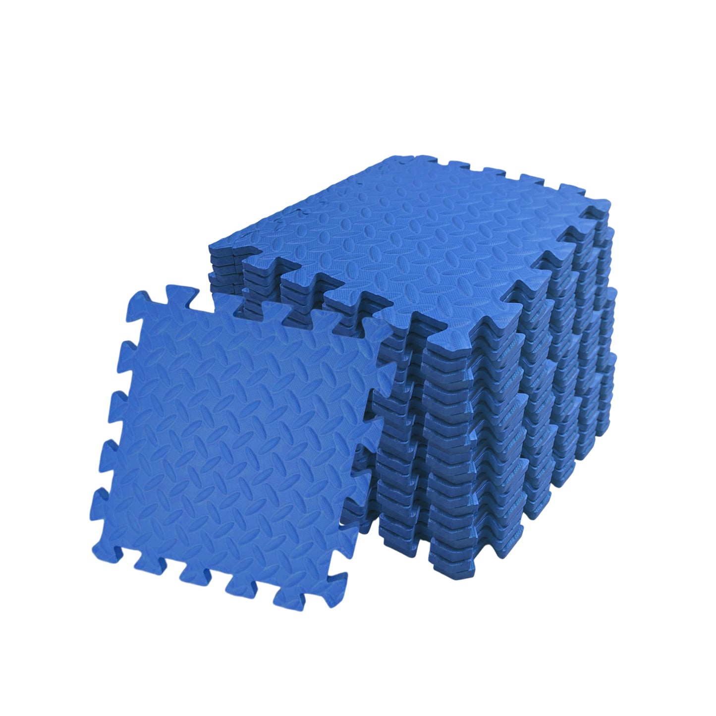 Pack of 80 30x30cm Dark Blue Coloured 1cm Thick EVA Foam Mats