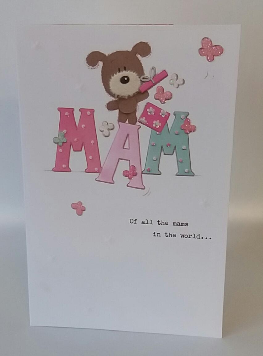 Mam Adorable Lots of Woof Mother's Day Card
