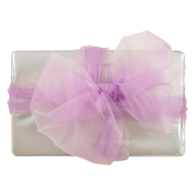 Lilac Organza Crystal 28cm x 25m - Wedding Occasions
