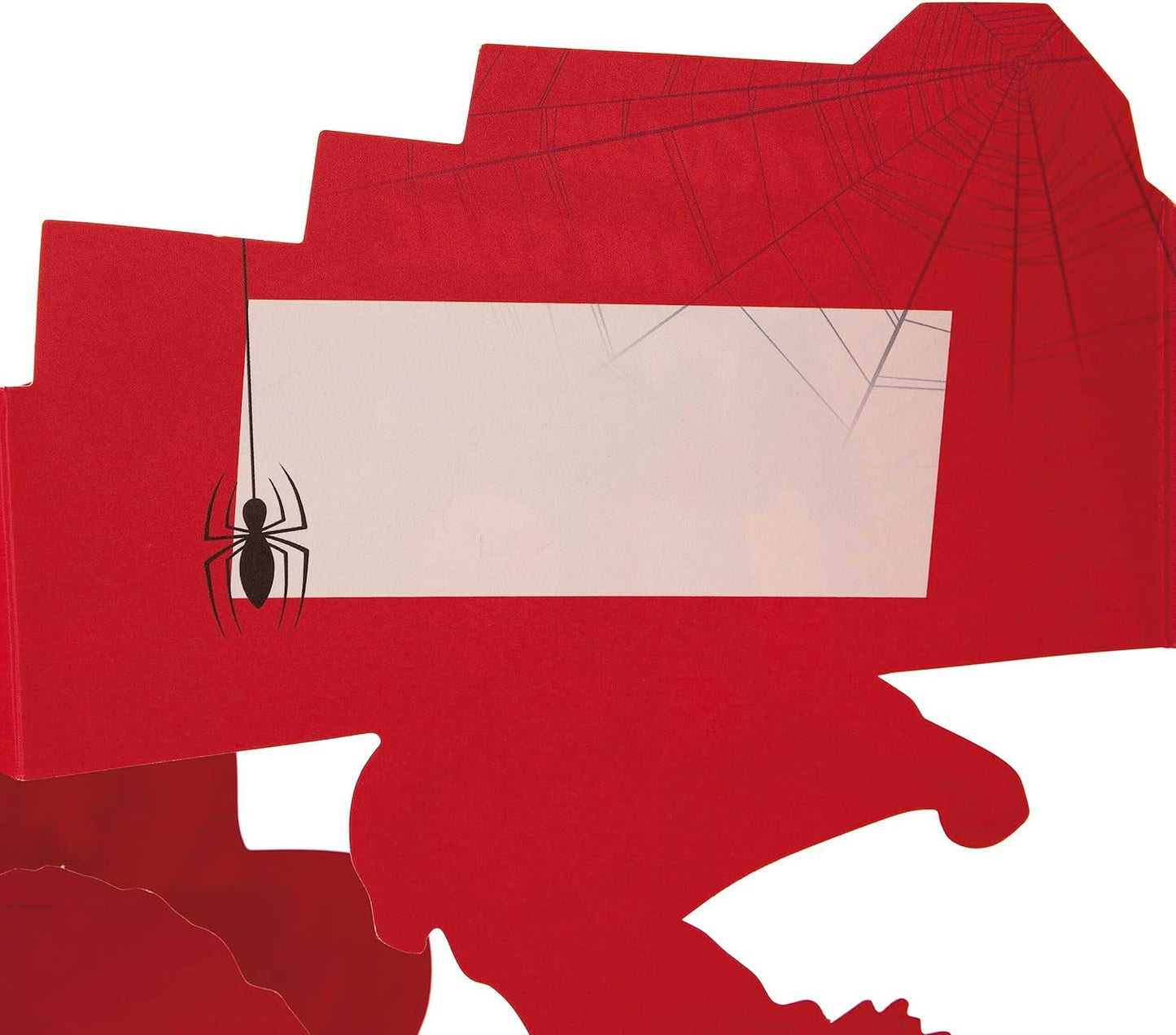 3D Marvel Spider Man Design Kids Birthday Card