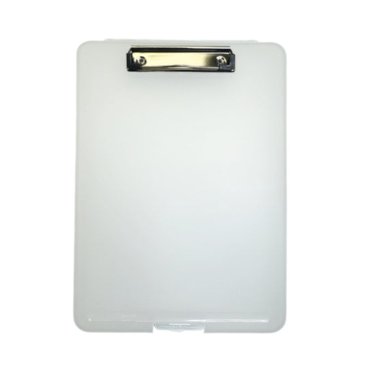 A4 Clear Clipboard Box File - Storage Filing Case