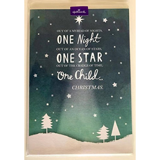 One Night One Star One Child Christmas Card 