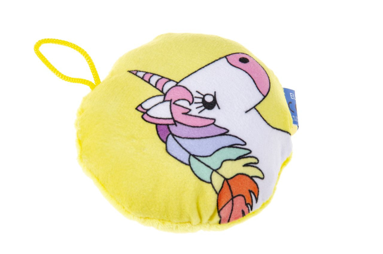 Single Plush Multicoloured Unicorn 10cm