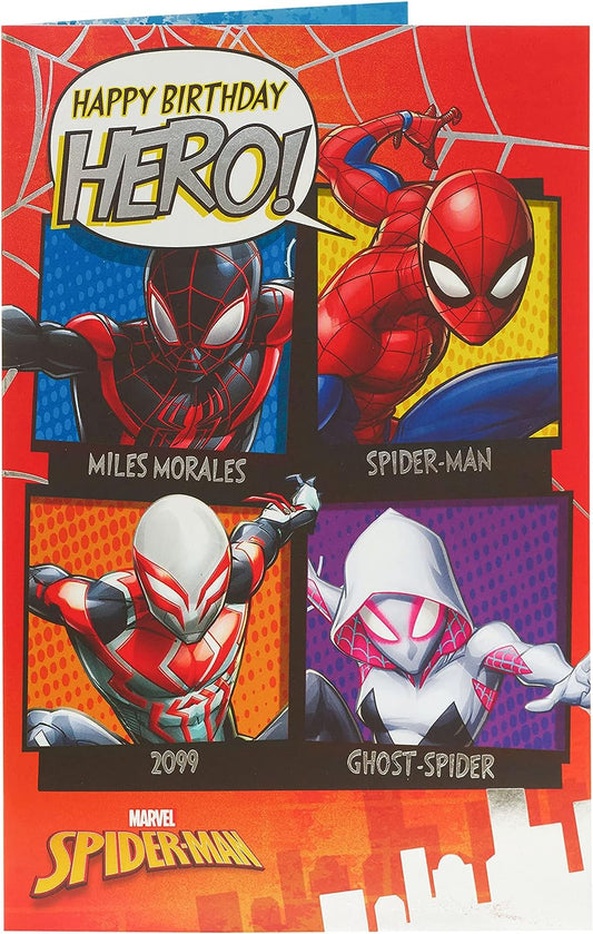 Marvel Hero Birthday Card
