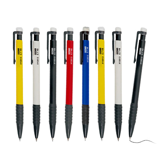 Pack of 8 0.7mm Mechanical Pencils With Eraser