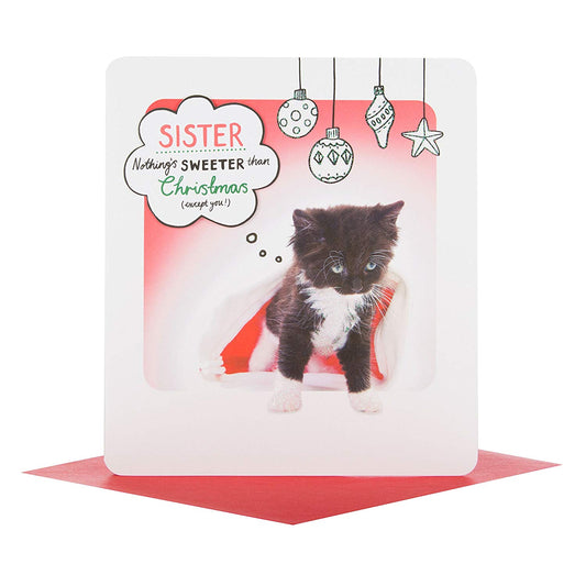 Sister "Lucky To Have You" Birthday Card 