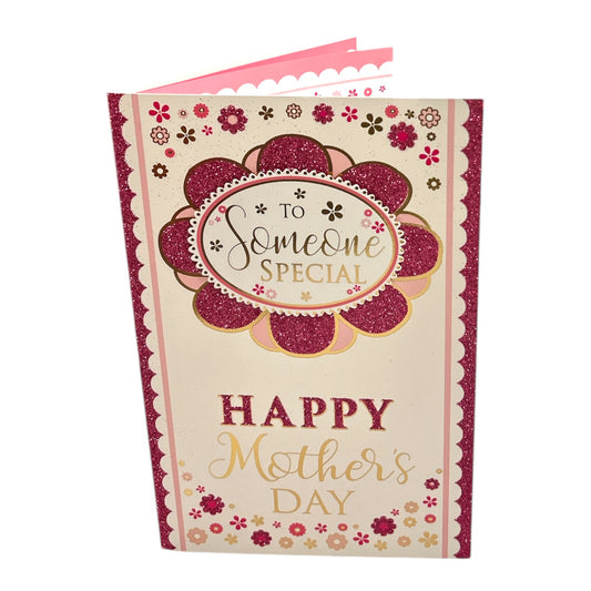 To Someone Special Flower Head Design Mother's Day Card