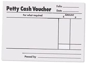 Petty Cash Voucher Pad 125x101mm (Pack of 10) 