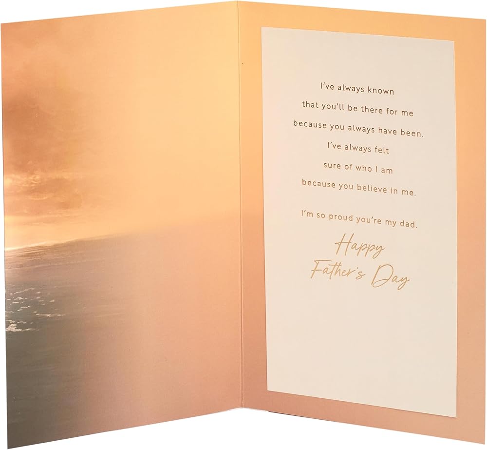 Dad and Son Image Design Father's Day Card
