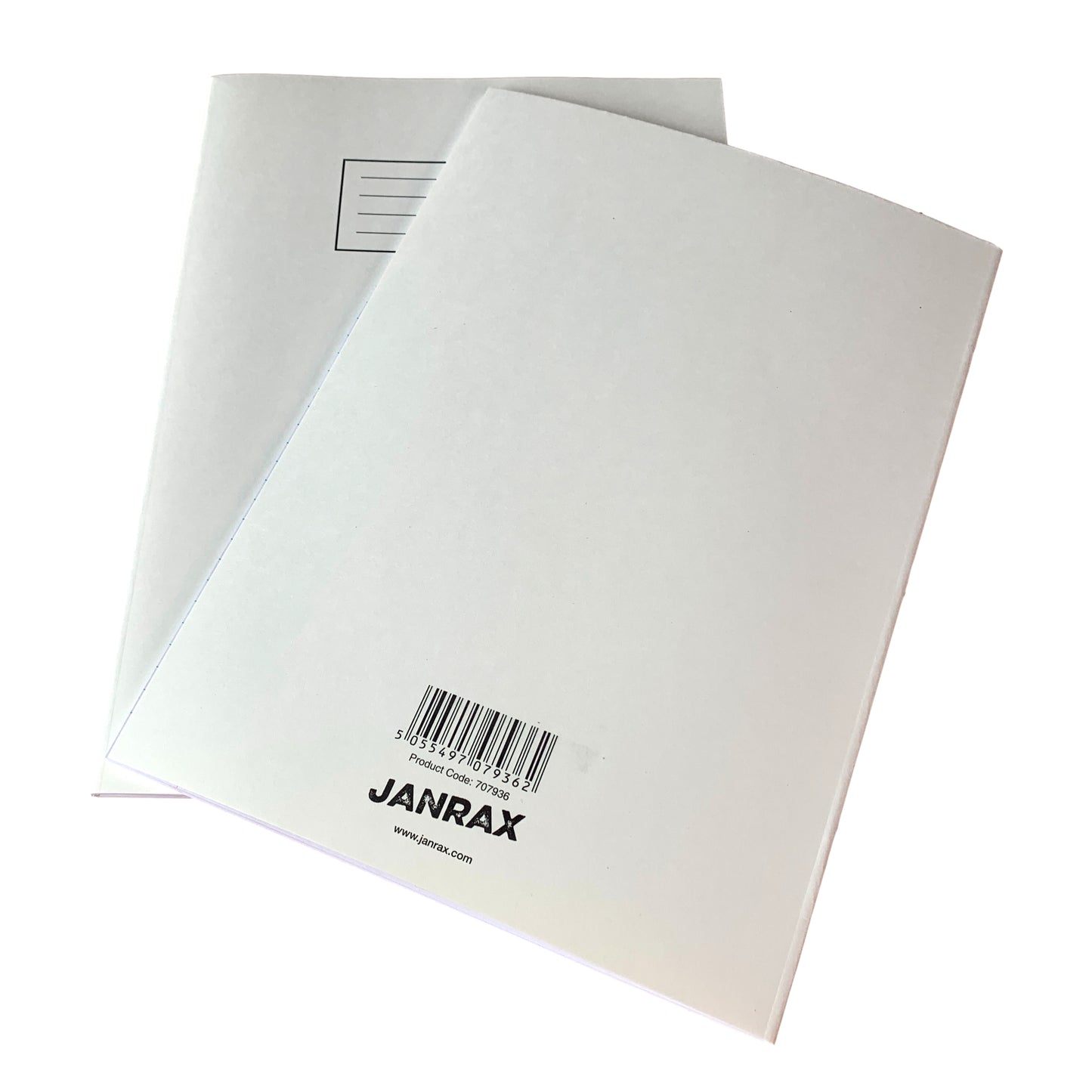Janrax A4 White 80 Pages Feint and Ruled Exercise Book