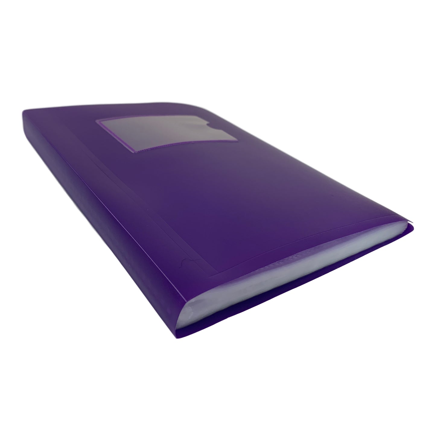 Pack of 10 A5 100 Pocket Purple Flexible Cover Display Books
