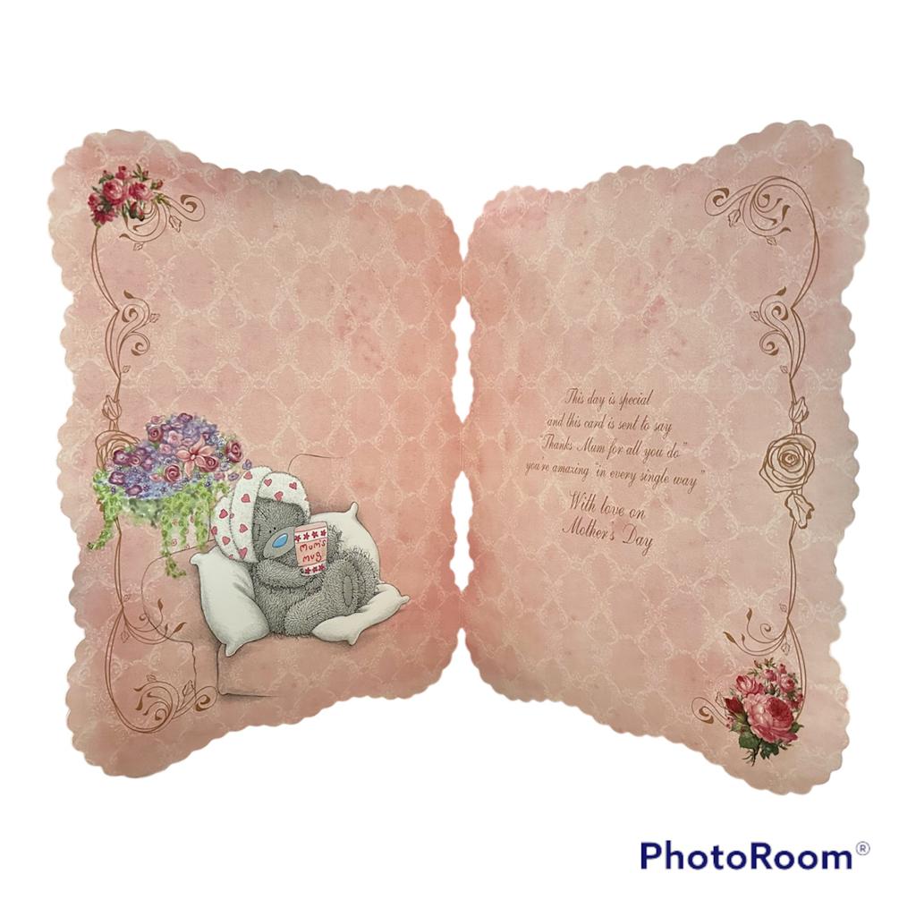 Amazing Mum Sweet Me to You Bear With Flower & Letter Mother's Day Card