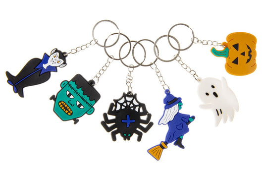 Pack of 6 Halloween Keychain