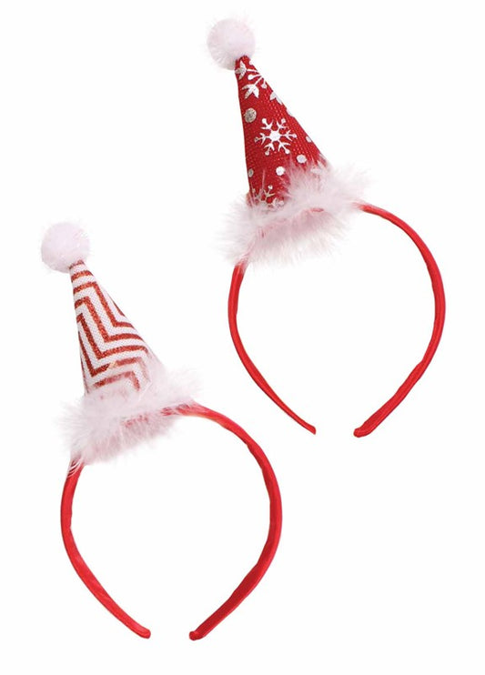 Single Plush Christmas Hat Headband