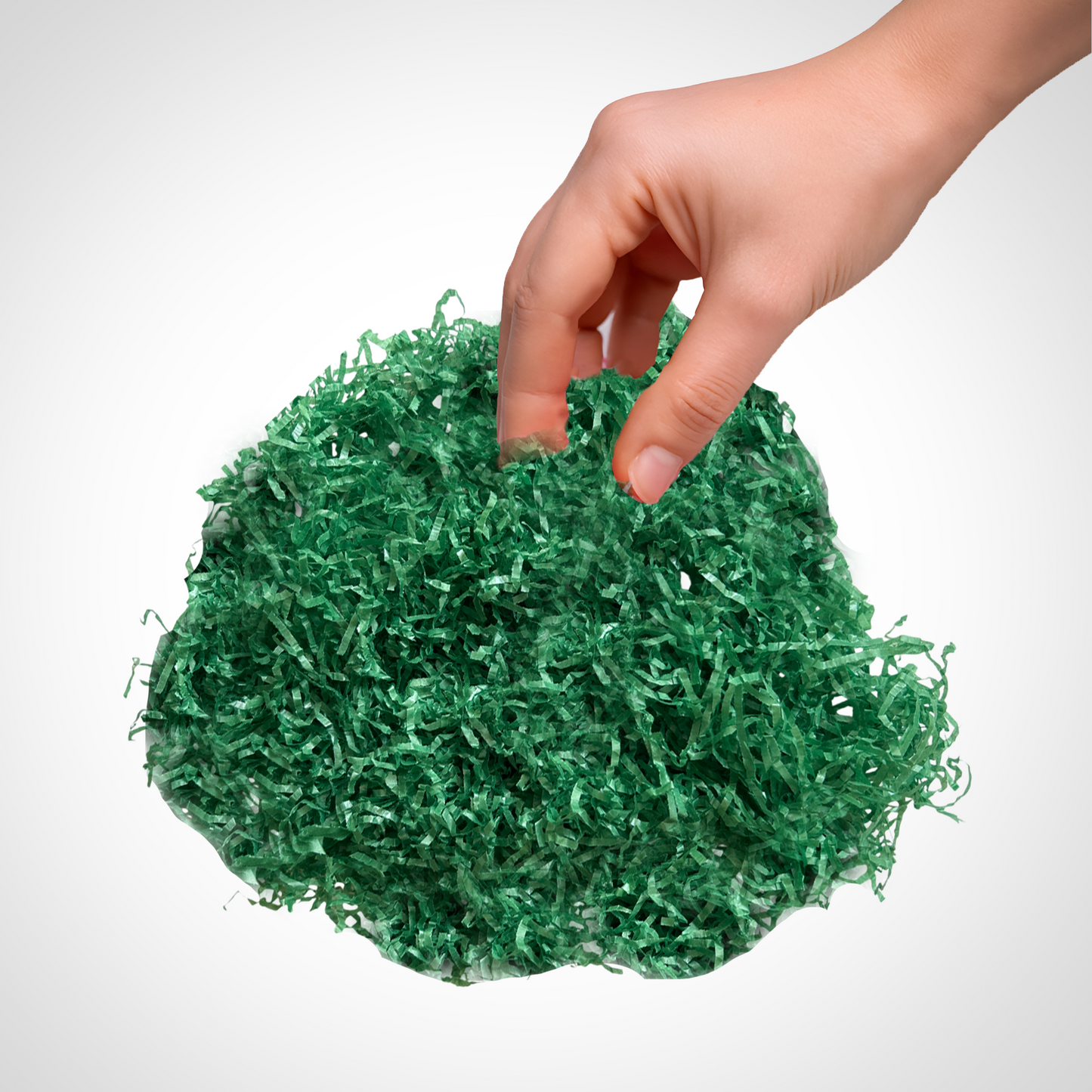 5 Boxes of Dark Green Tissue Shred 1kg - Total 5kg