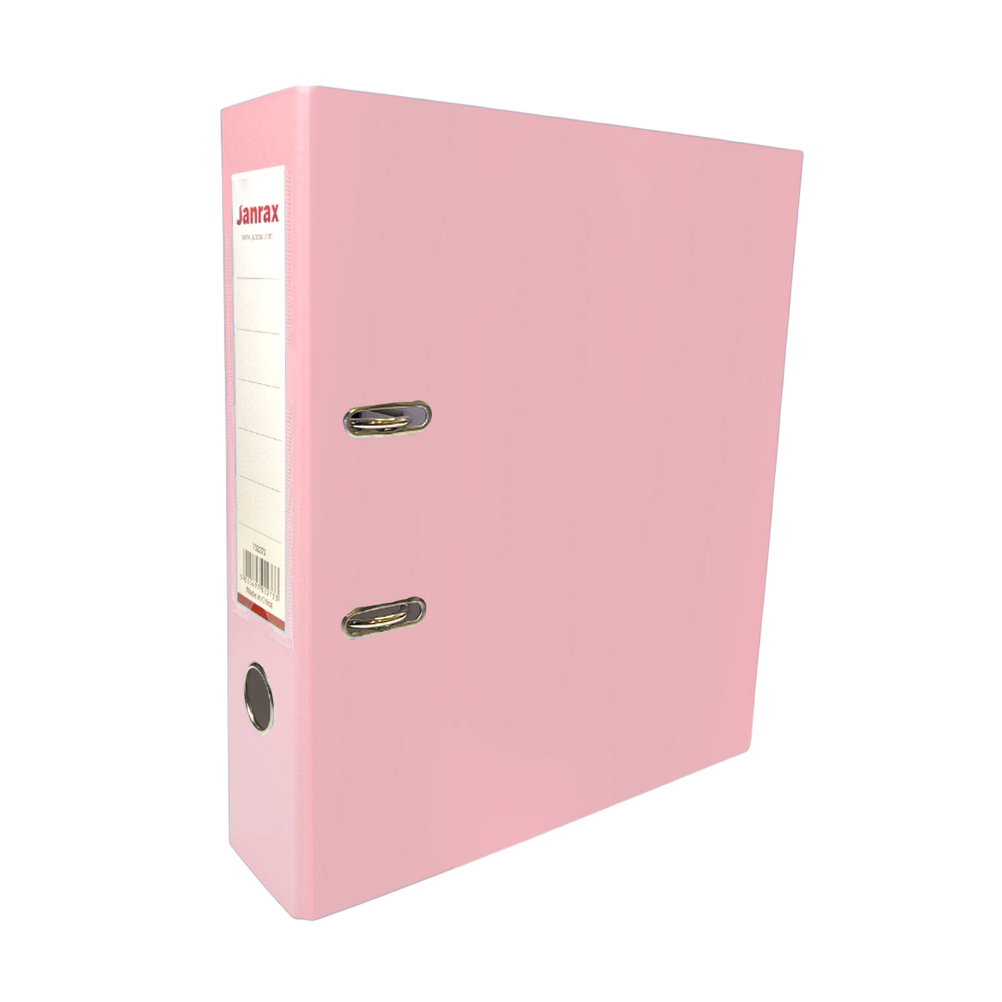 Pack of 3 A4 Pastel Pink Paperbacked Lever Arch Files by Janrax