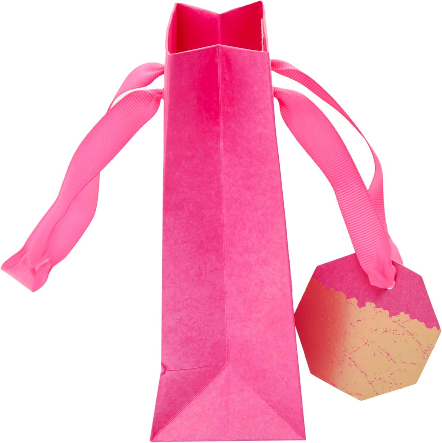 Pink Design Small Gift Bag for Her Birthdays, Valentine's Day & Other Events