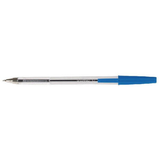 Q Connect Box of 50 Medium Blue Ballpoint Pens