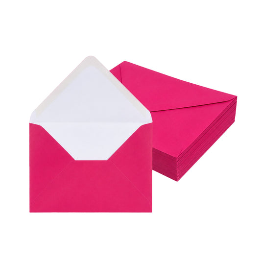 Pack of 1000 Vivid Shock Pink 114x162mm Gummed Envelopes