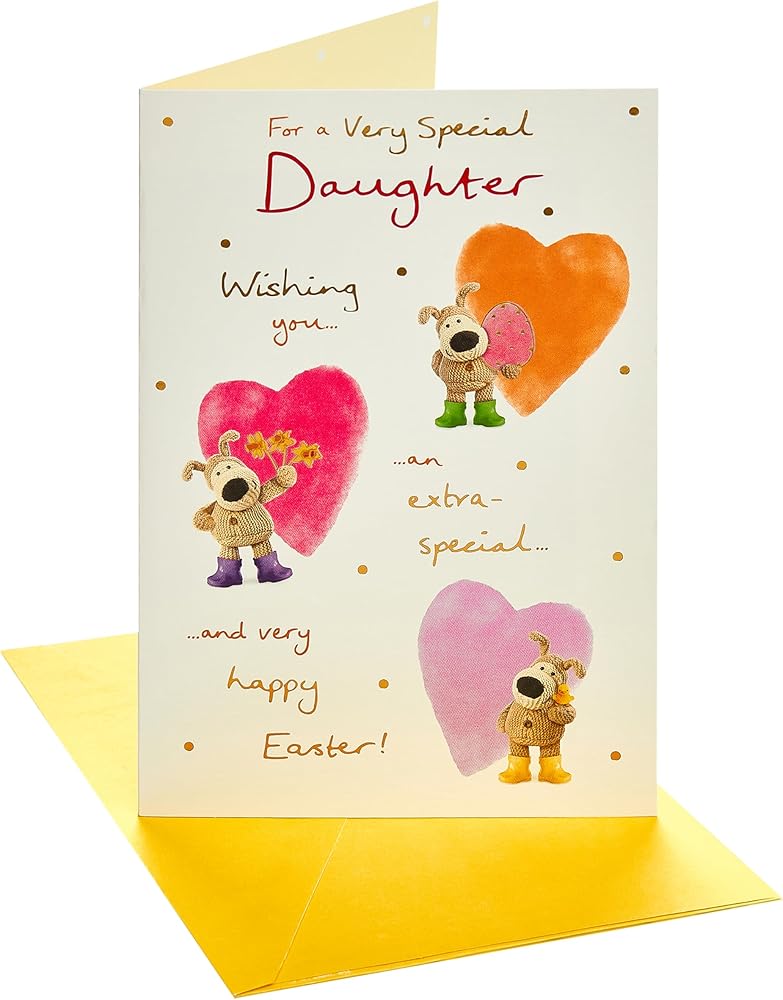 Boofles Storyboard Daughter Easter Card