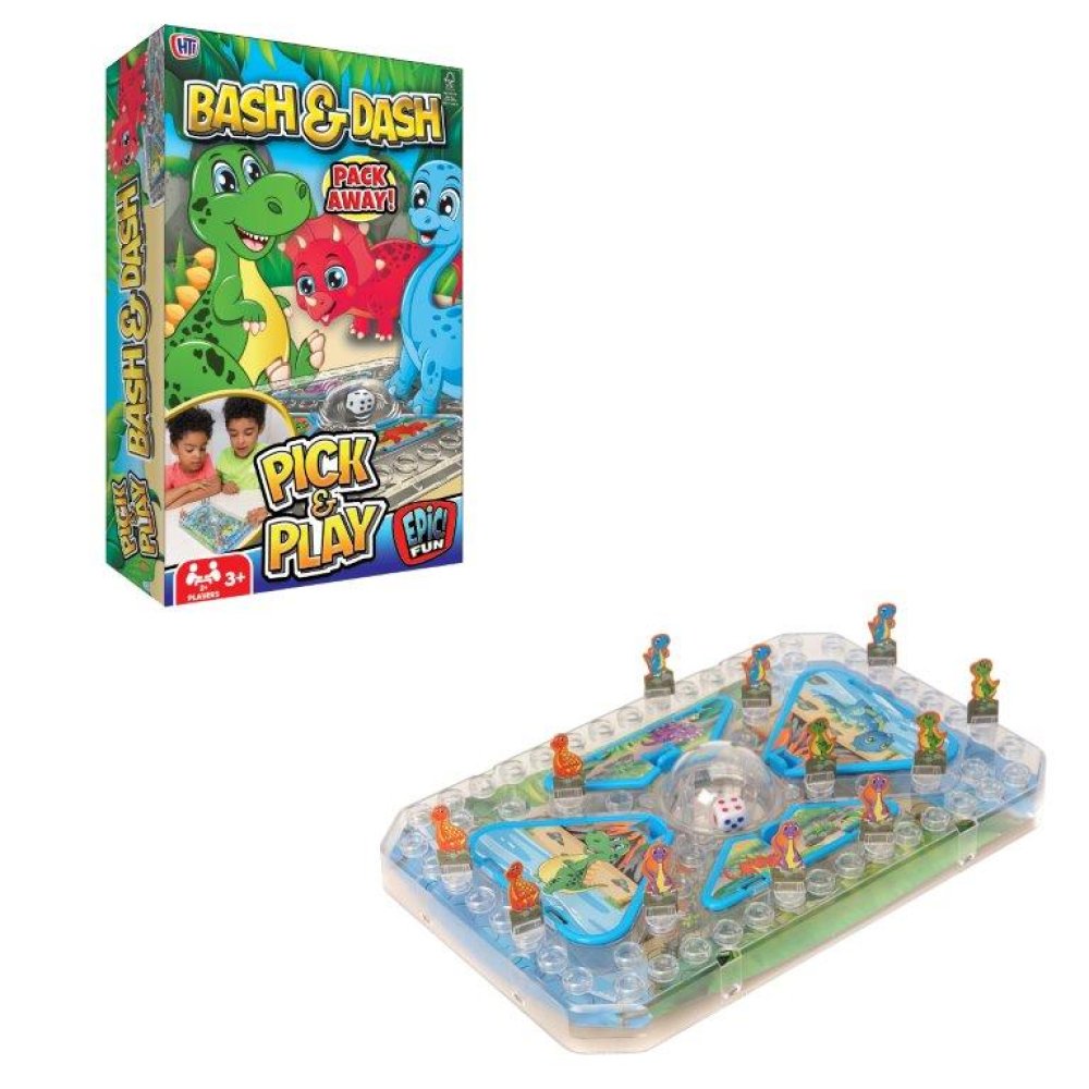 Epic Fun Dino Bash And Dash Pick and Play Game